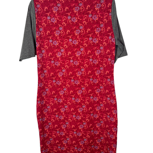 Lot of 2 LuLaRoe Julia Dress Retired Style Floral and Geo Print Size XL (16-18) - Picture 3 of 8